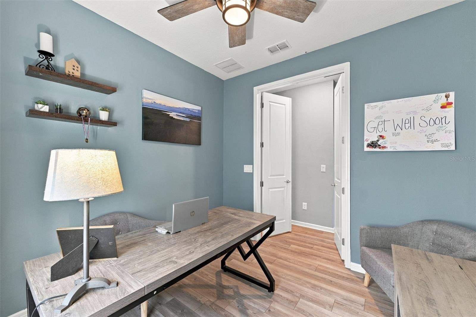 9260 BALLASTER POINTE LOOP, Parrish, FL 34219 Double Door entrance to this 3rd Bedroom/Office.