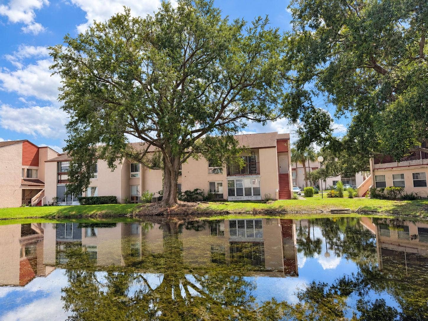 2527 CITRUS CLUB LANE, #3904, Orlando, FL 32839 Nice view of #2527 stairs and balcony, seen from across the pond.