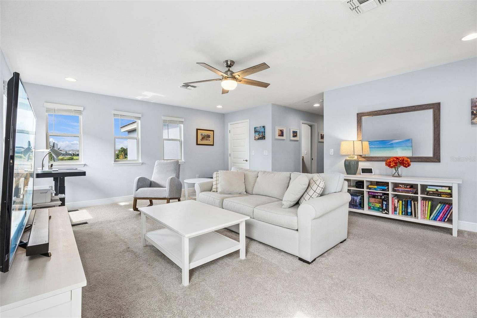 10048 BEACH PORT DRIVE, Winter Garden, FL 34787 Loft is great spot for TV Viewing, Gaming, Office or Excercise!