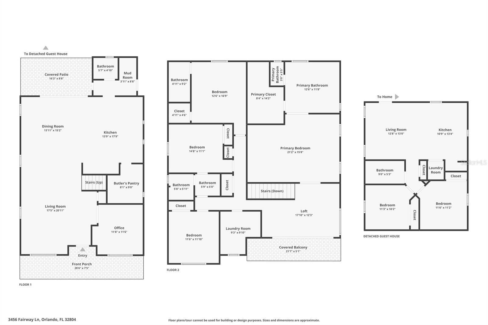 3456 FAIRWAY LANE, Orlando, FL 32804 3456 Fairway Lane Floorplan