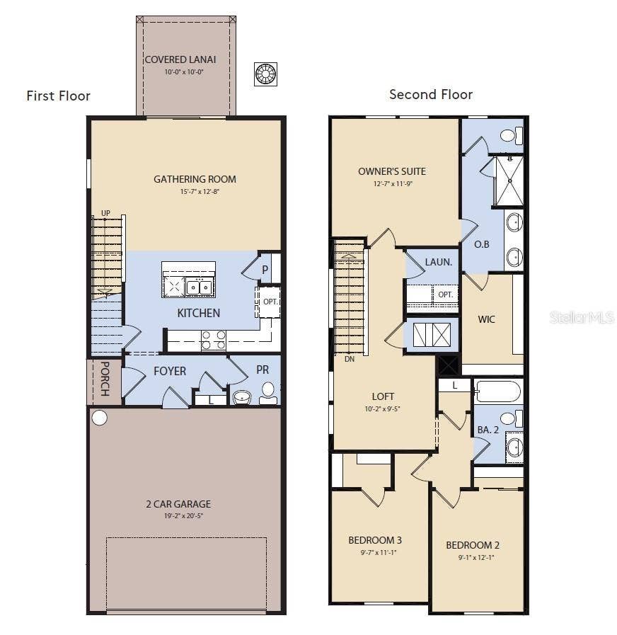 Floor Plan - Floor One and Two