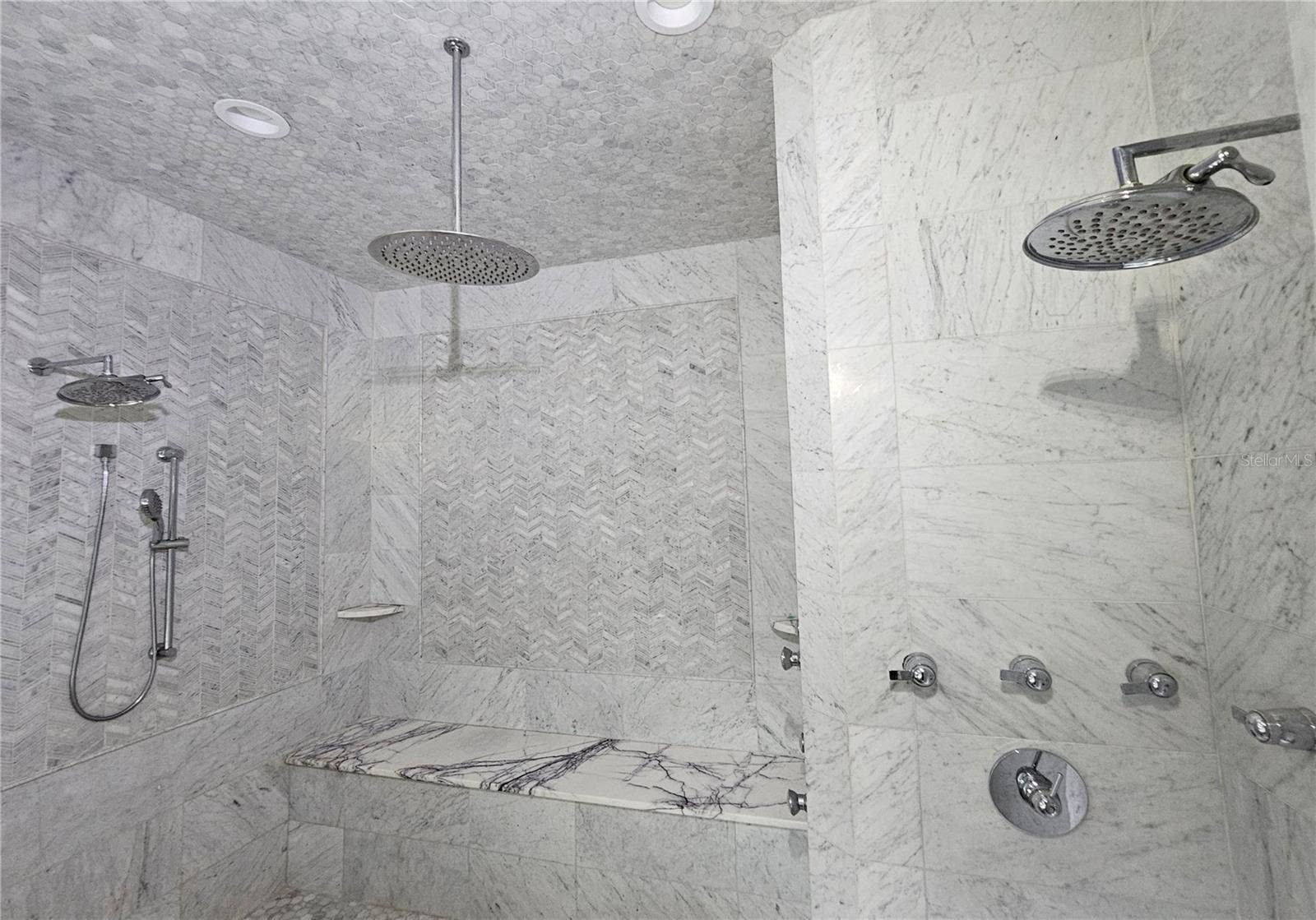Master shower