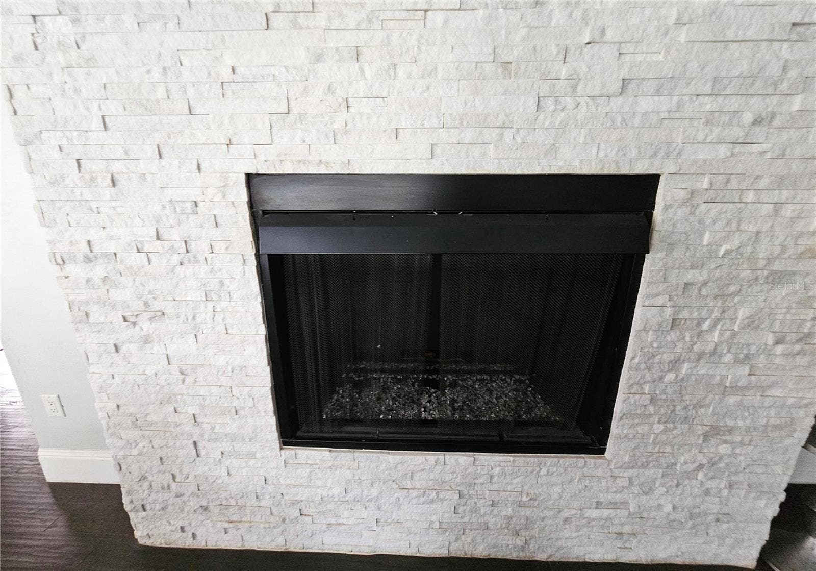 living fireplace