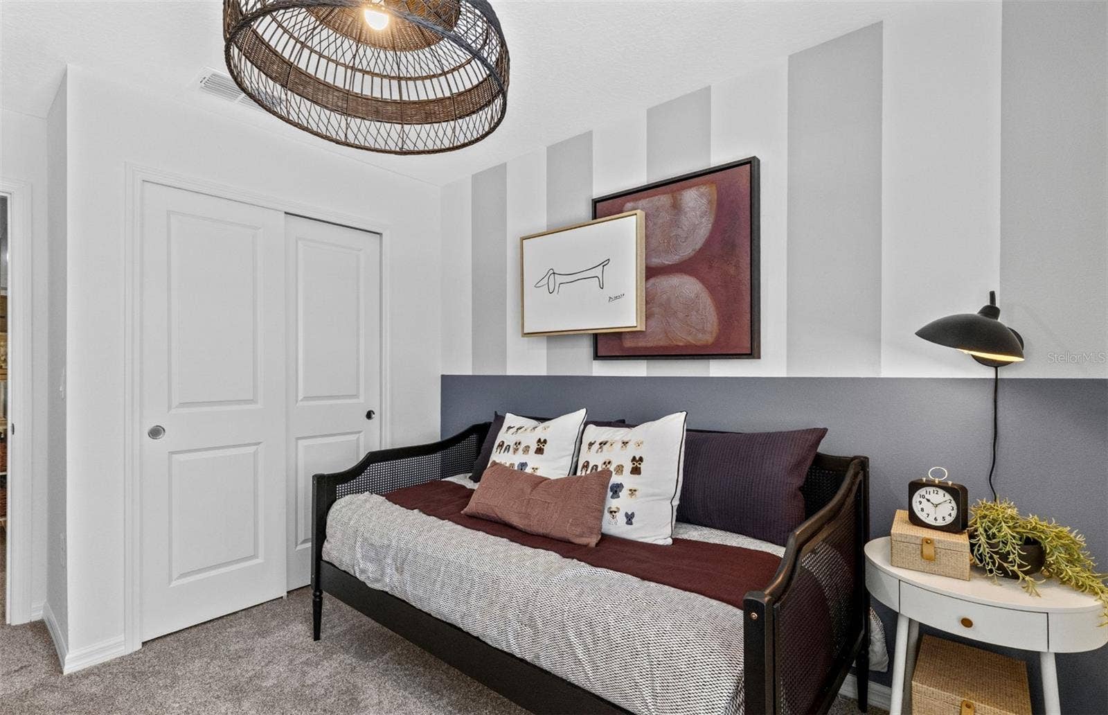 Model Home Design Only. Pictures and furnishings are for illustrative purposes only. Elevations, colors and options may vary. Furniture is for model home staging only.