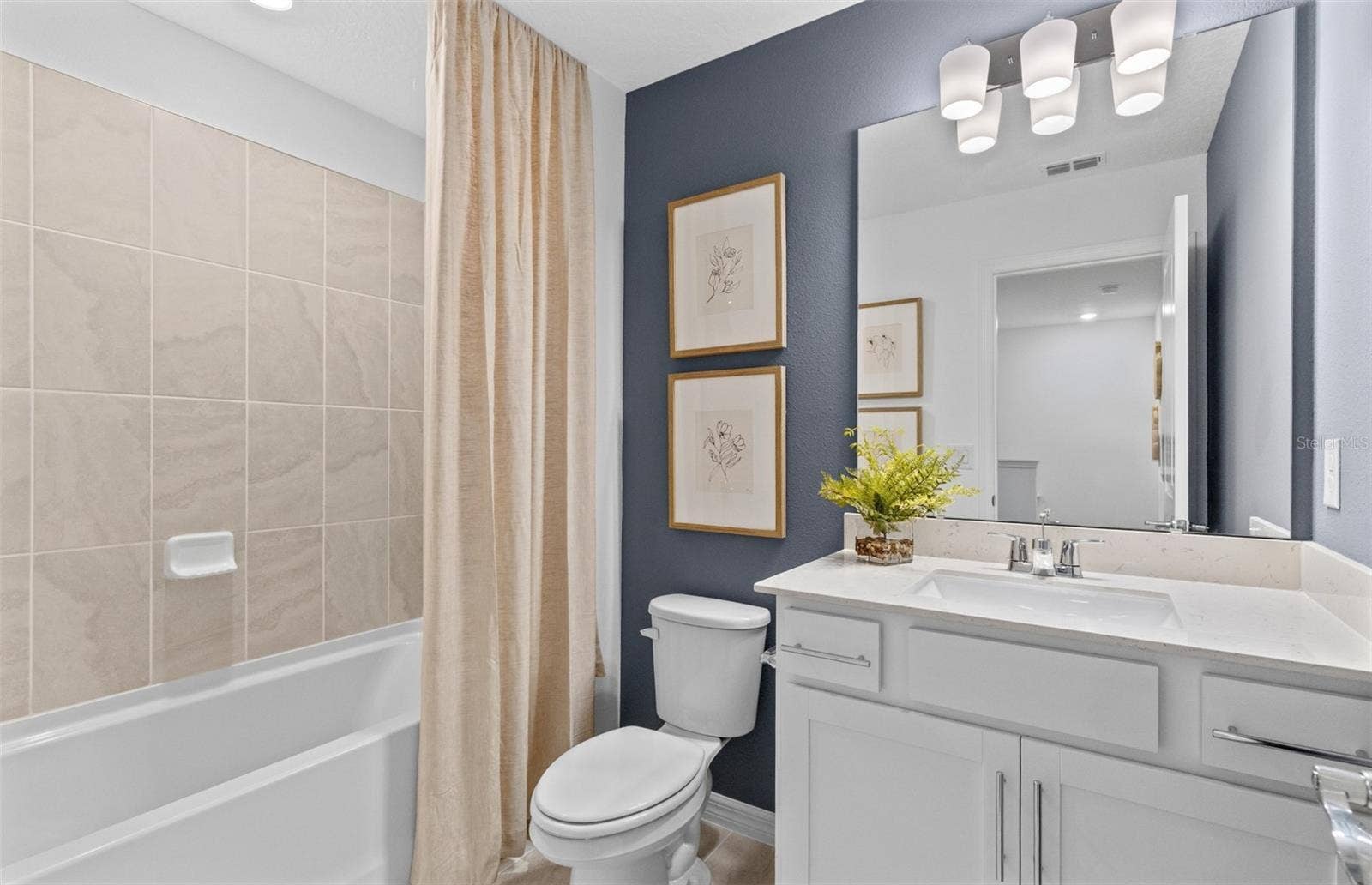 Model Home Design Only. Pictures and furnishings are for illustrative purposes only. Elevations, colors and options may vary. Furniture is for model home staging only.
