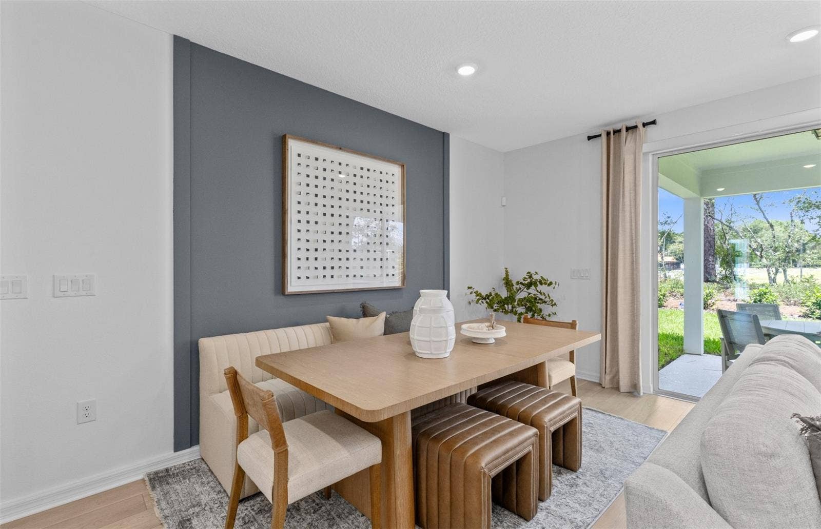 Model Home Design Only. Pictures and furnishings are for illustrative purposes only. Elevations, colors and options may vary. Furniture is for model home staging only.