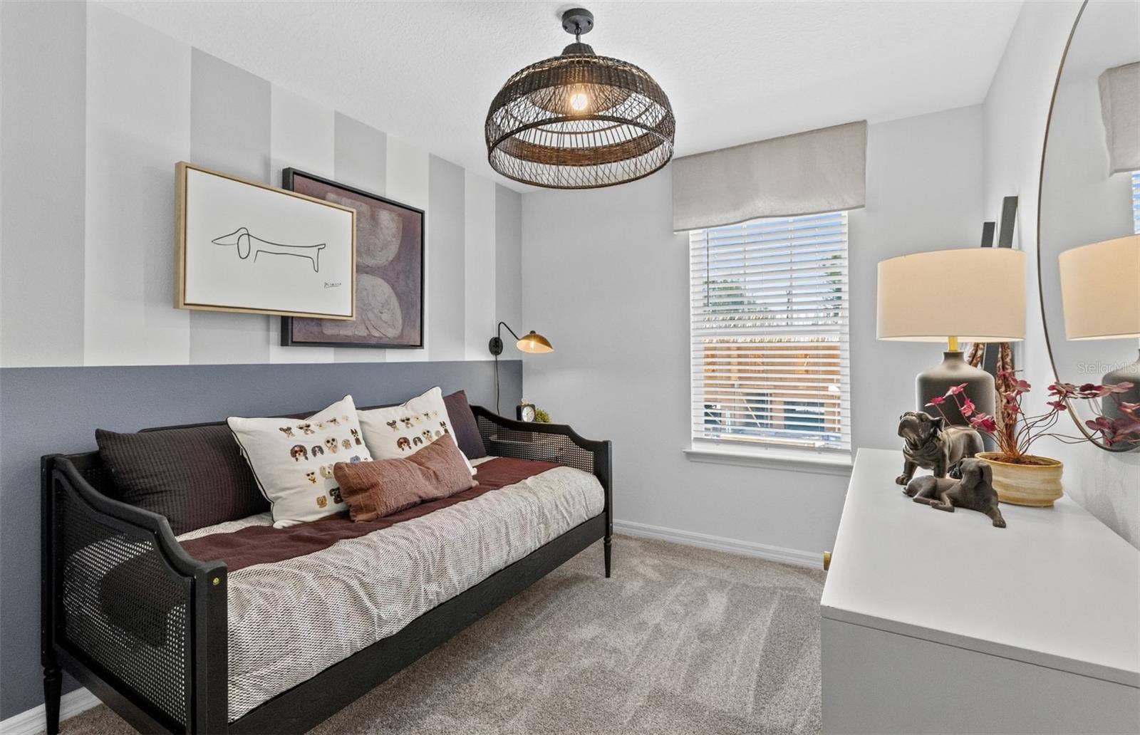 Model Home Design Only. Pictures and furnishings are for illustrative purposes only. Elevations, colors and options may vary. Furniture is for model home staging only.