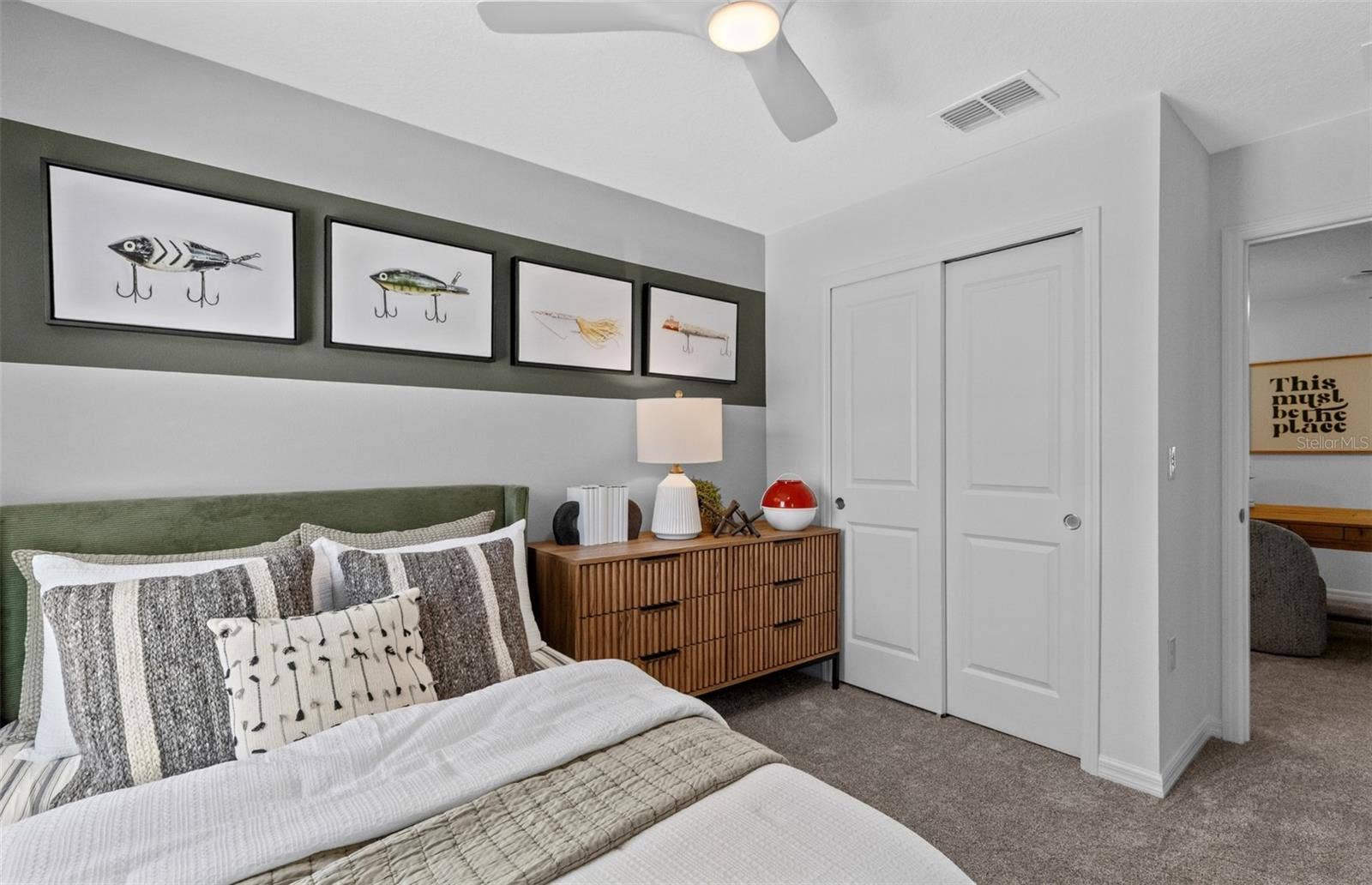 Model Home Design Only. Pictures and furnishings are for illustrative purposes only. Elevations, colors and options may vary. Furniture is for model home staging only.