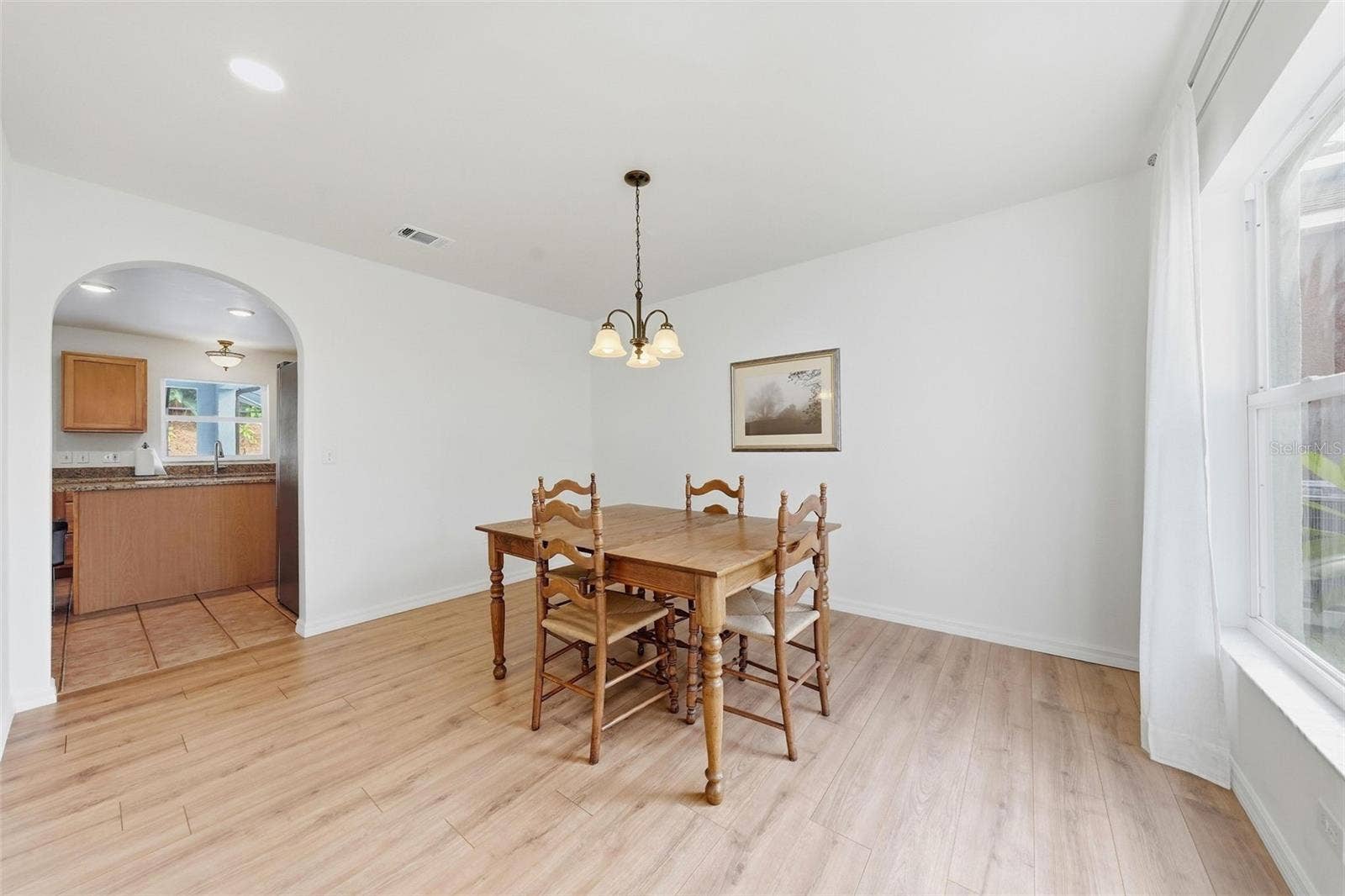 Dining Room open to the Kitchen