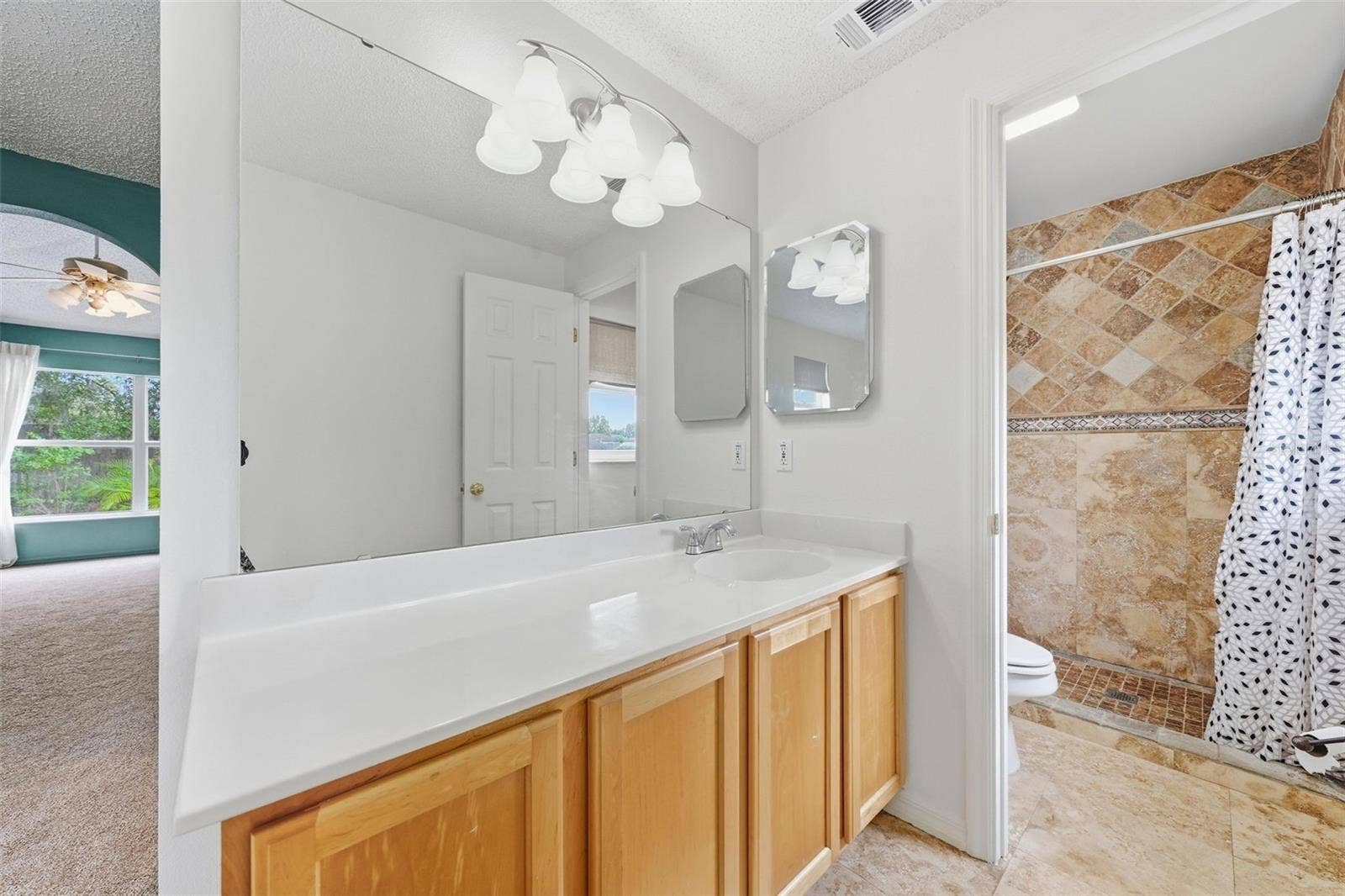 Primary En Suite Sink and Shower