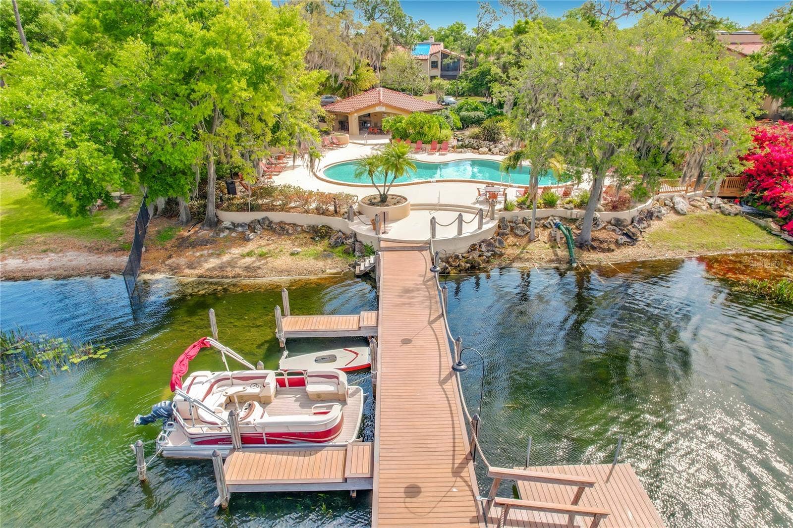 1275 SAINT TROPEZ CIRCLE, #1275, Orlando, FL 32806 Dock and pool