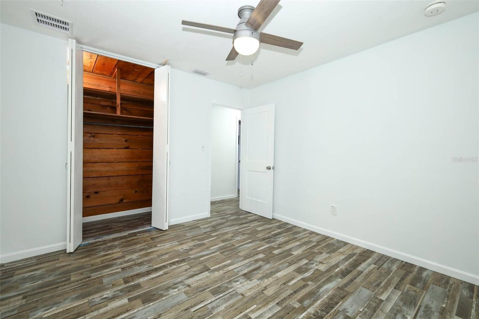 Bedroom 3 closet - look at that cedar!