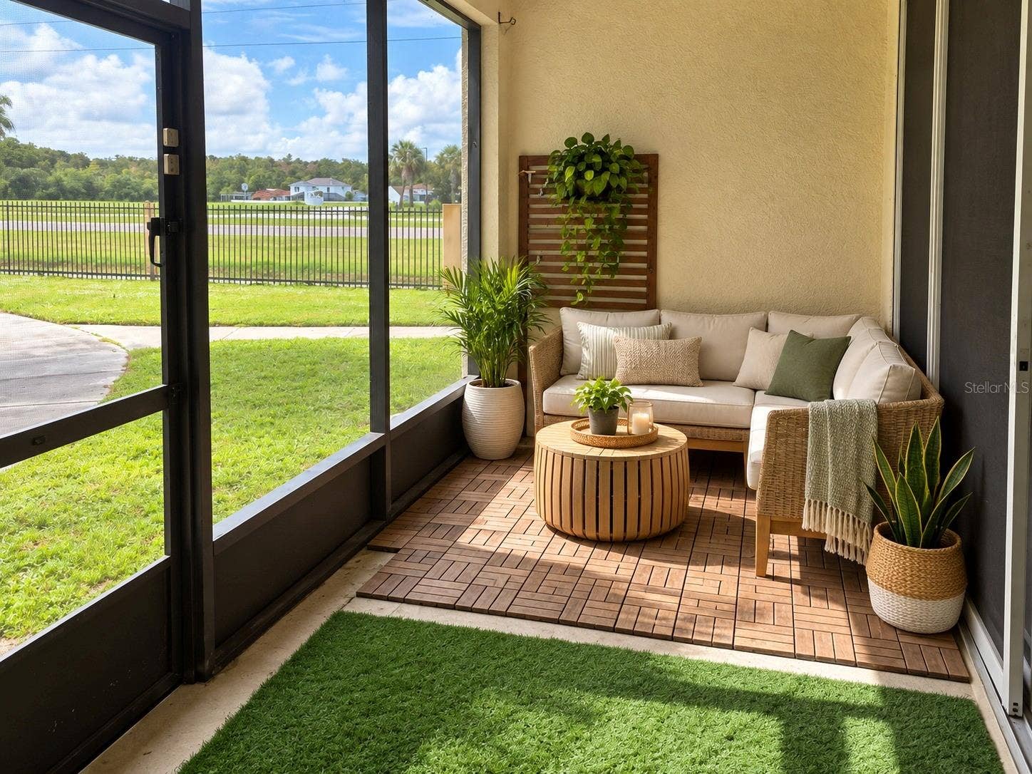 4996 TOWN TERRACE N, Kissimmee, FL 34758 Lanai virtual staging