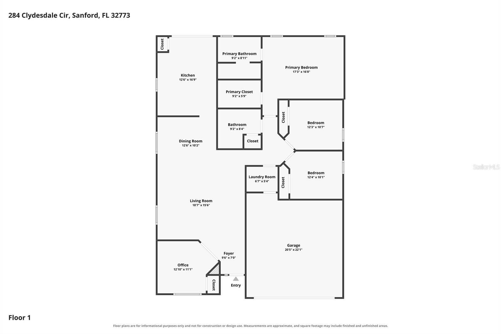 284 CLYDESDALE CIRCLE, Sanford, FL 32773