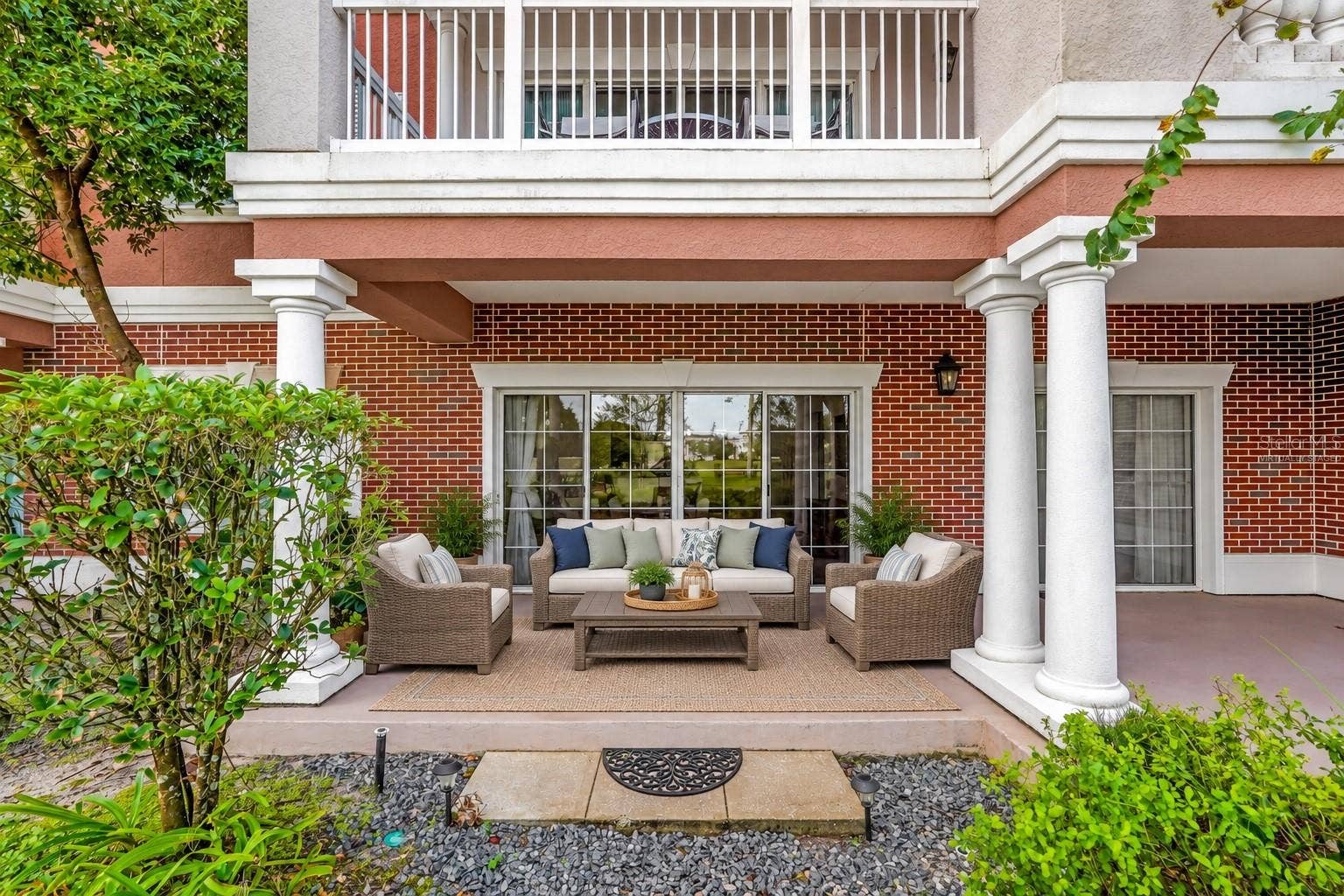Virtually Staged Patio Area