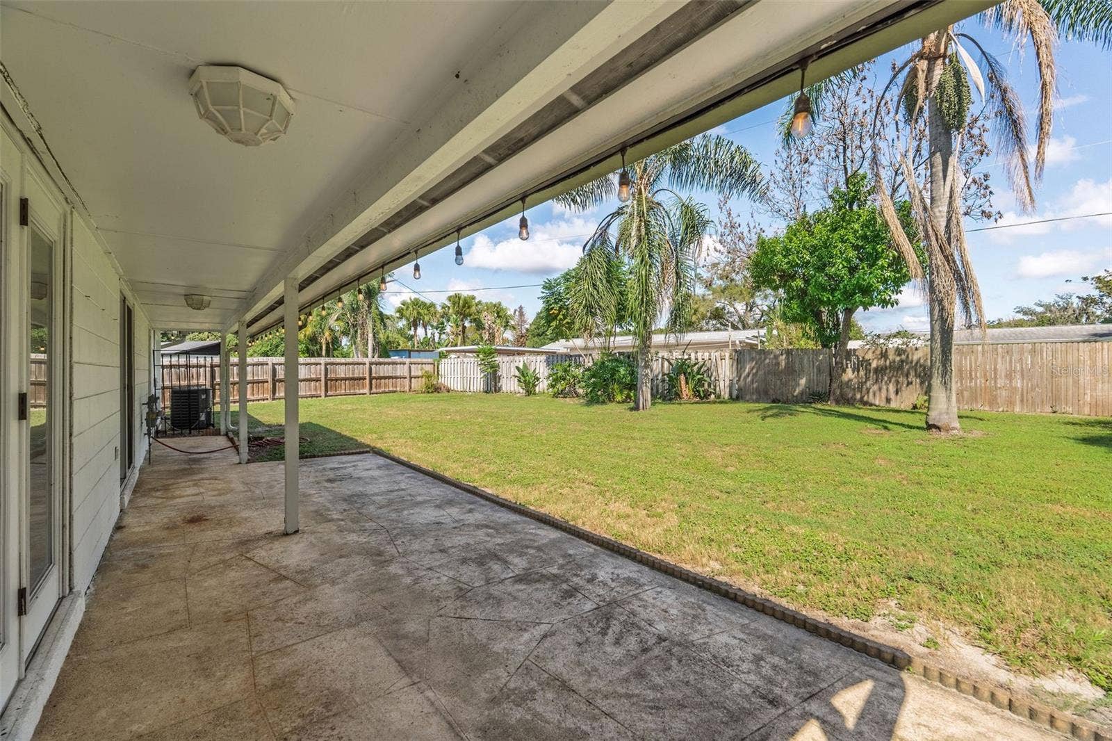 641 SHERWOOD DRIVE, Altamonte Springs, FL 32701 Partially covered back patio