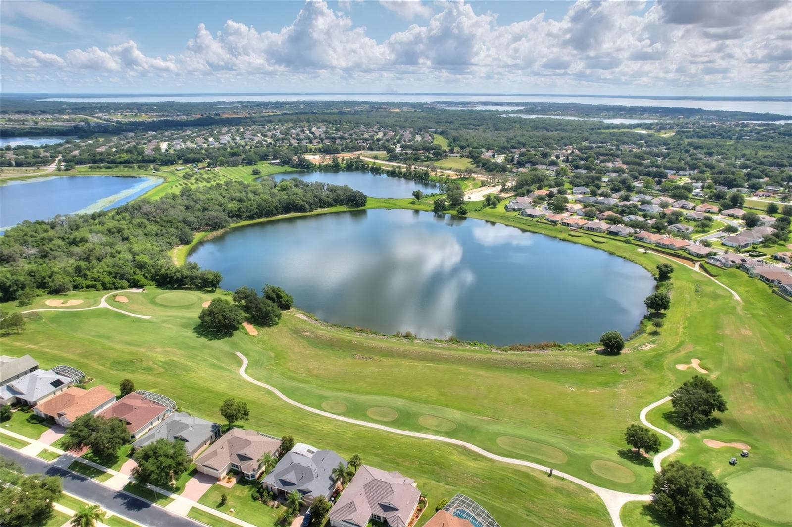 189 TRANQUIL MIRROR LAKE COURT, #Lot 4, Clermont, FL 34711 View from Clermont National Golf Course