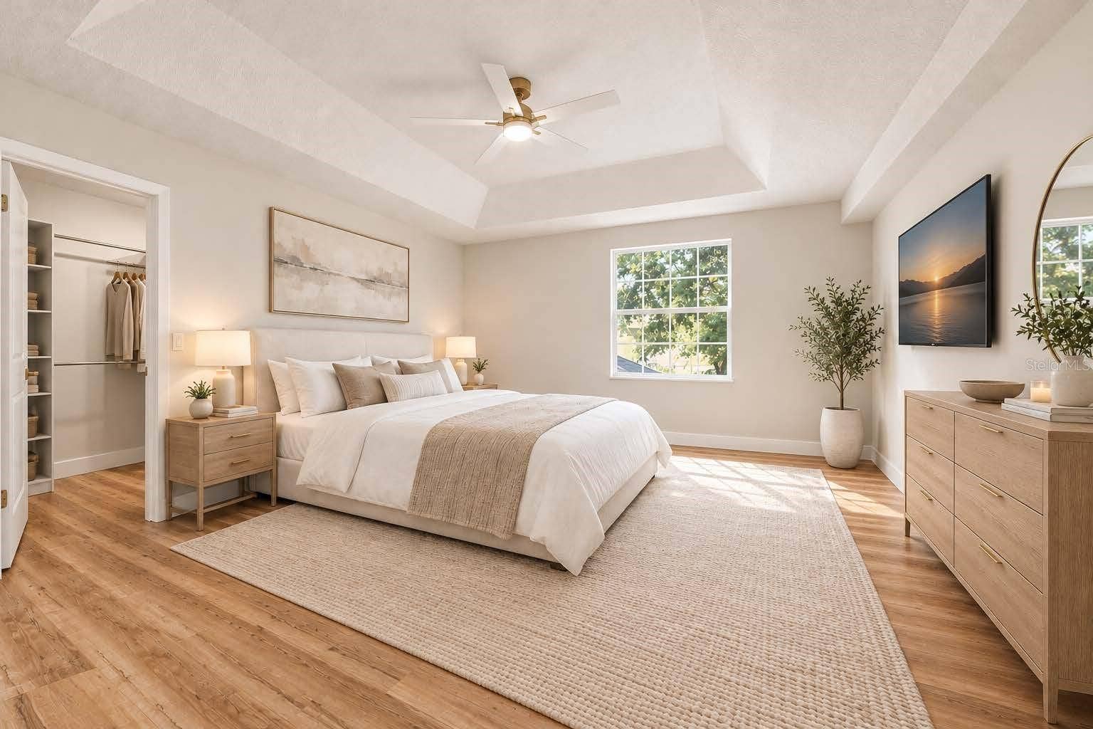 13044 BELLERIVE LANE, Orlando, FL 32828 Staged Master Suite