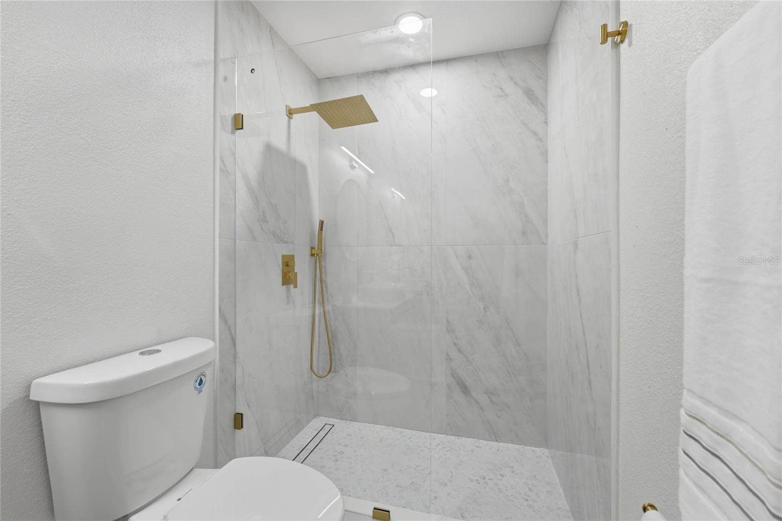 13044 BELLERIVE LANE, Orlando, FL 32828 Feauturing a gorgeous porcelain-tiled walk-in shower