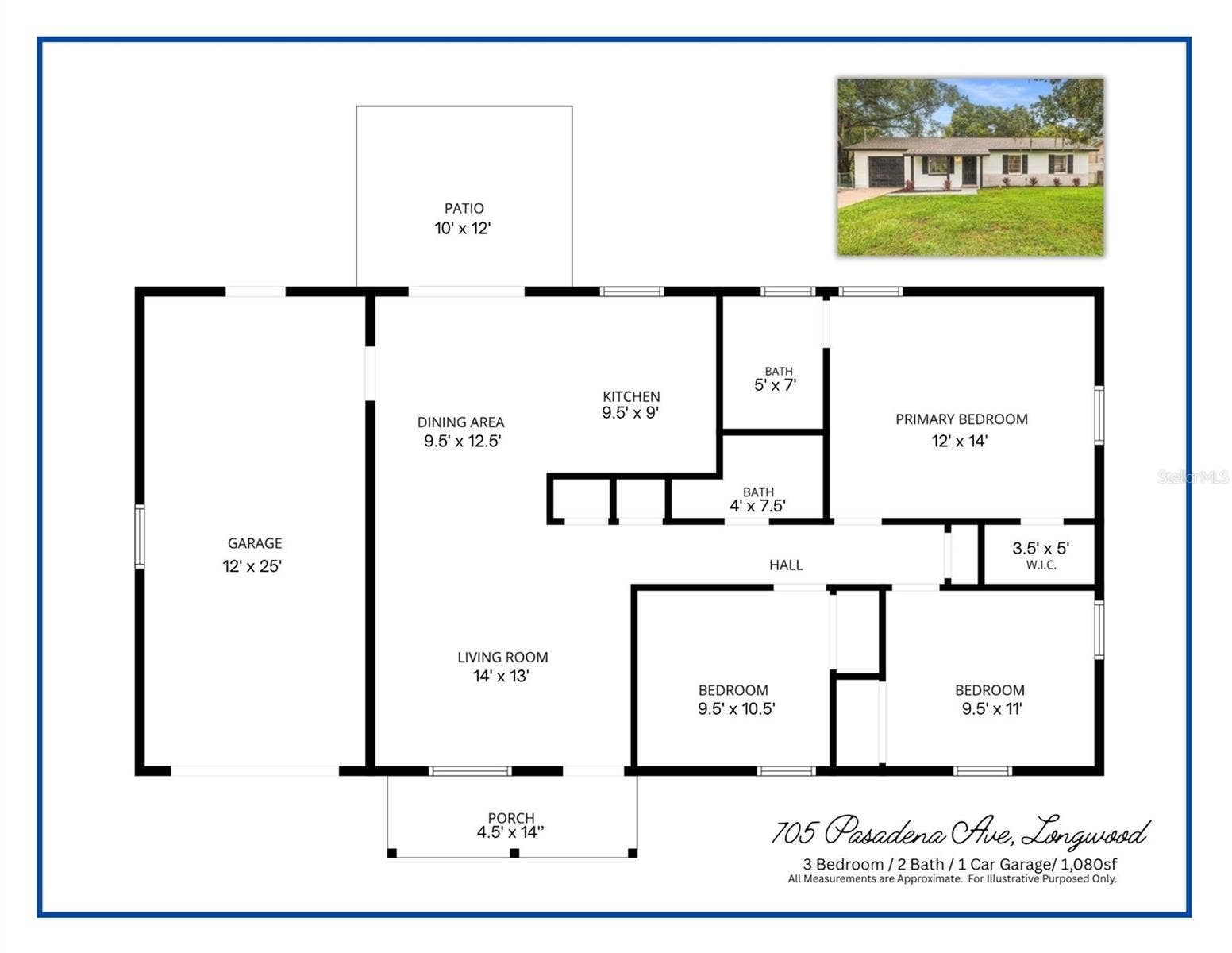 705 PASADENA AVENUE, Longwood, FL 32750 Floor Plan