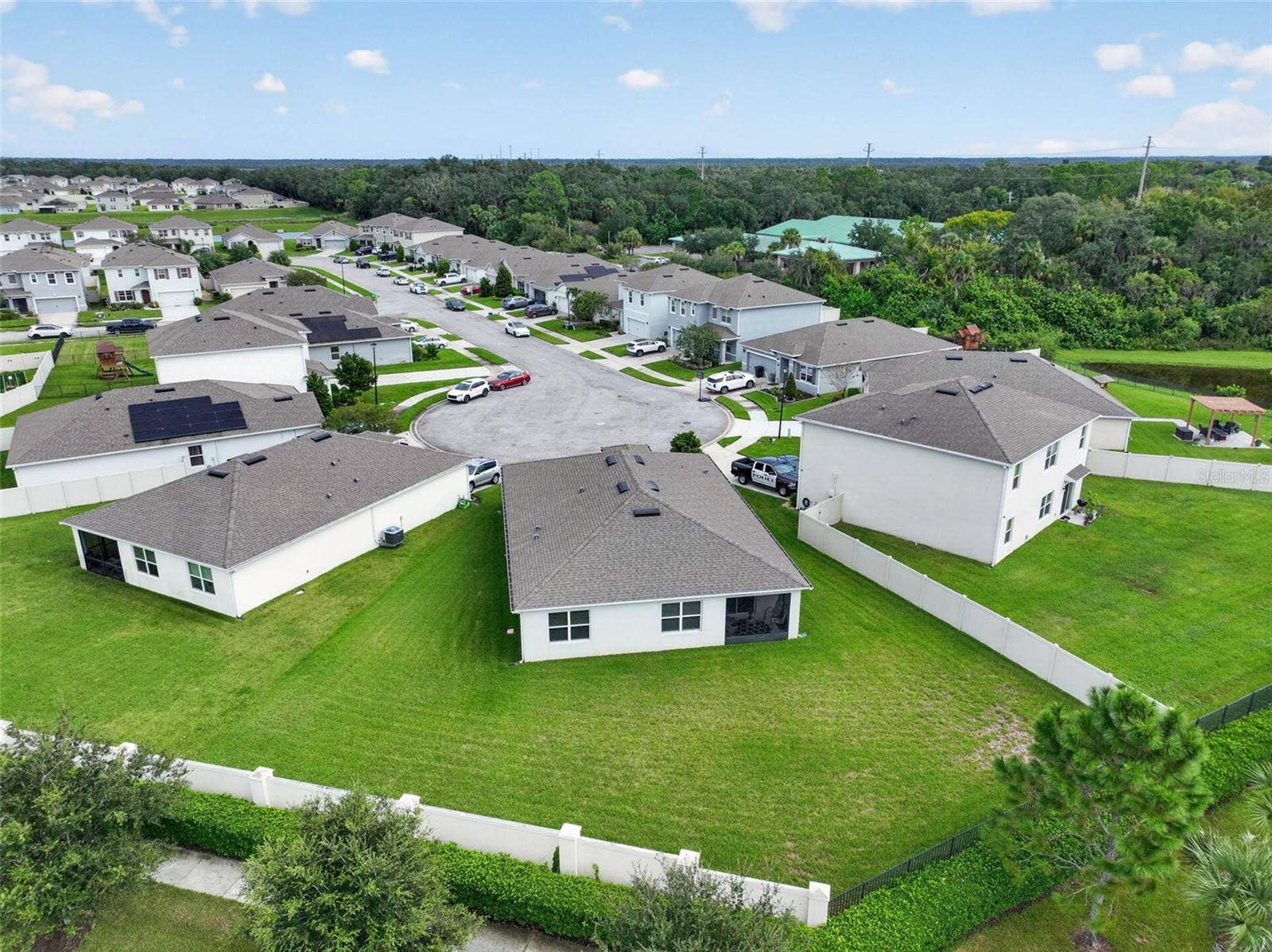 4367 LOOKING GLASS PLACE, Sanford, FL 32771 Rear View of Home