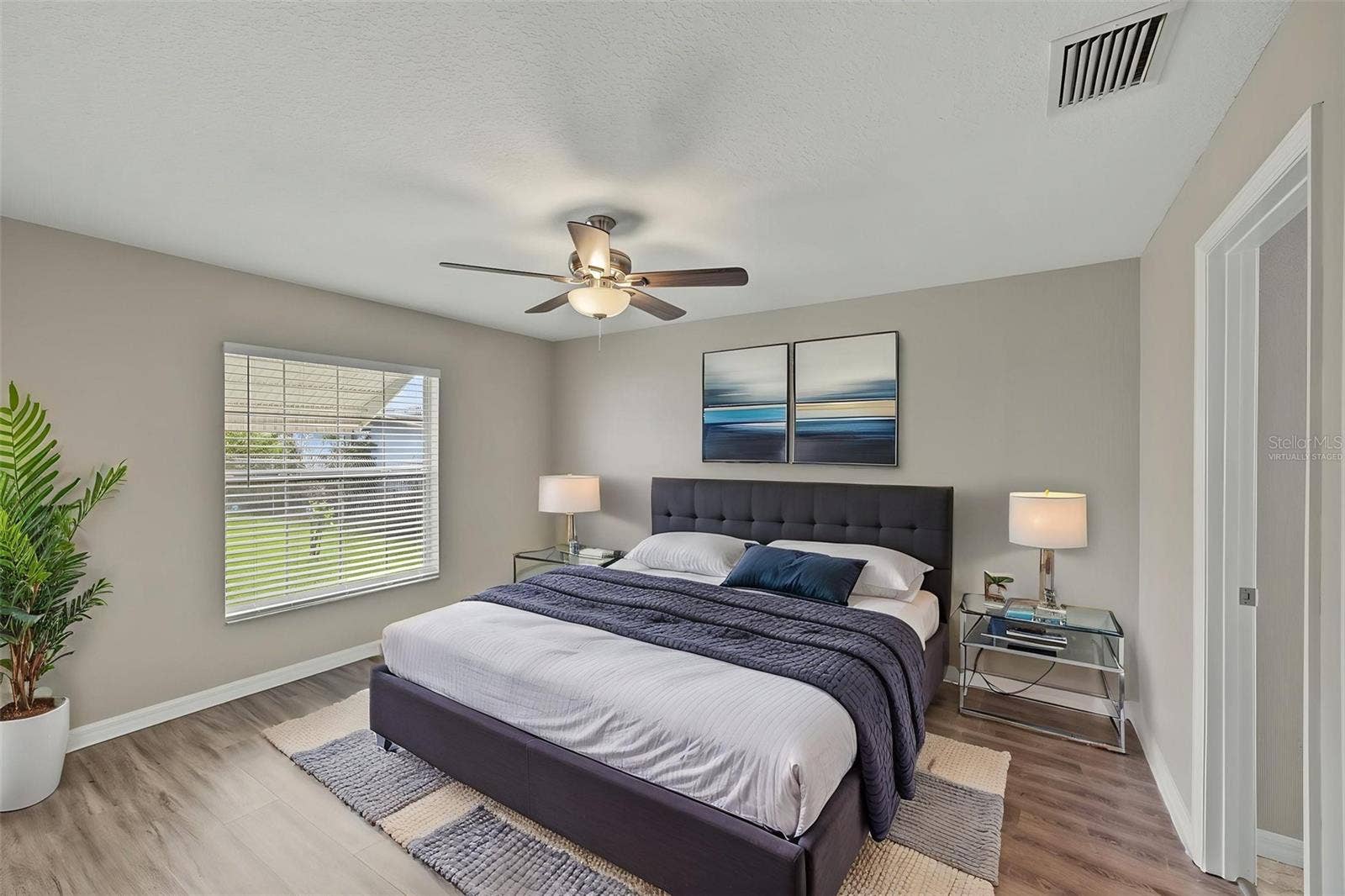 Primary Suite - Bedroom (Virtually Staged)