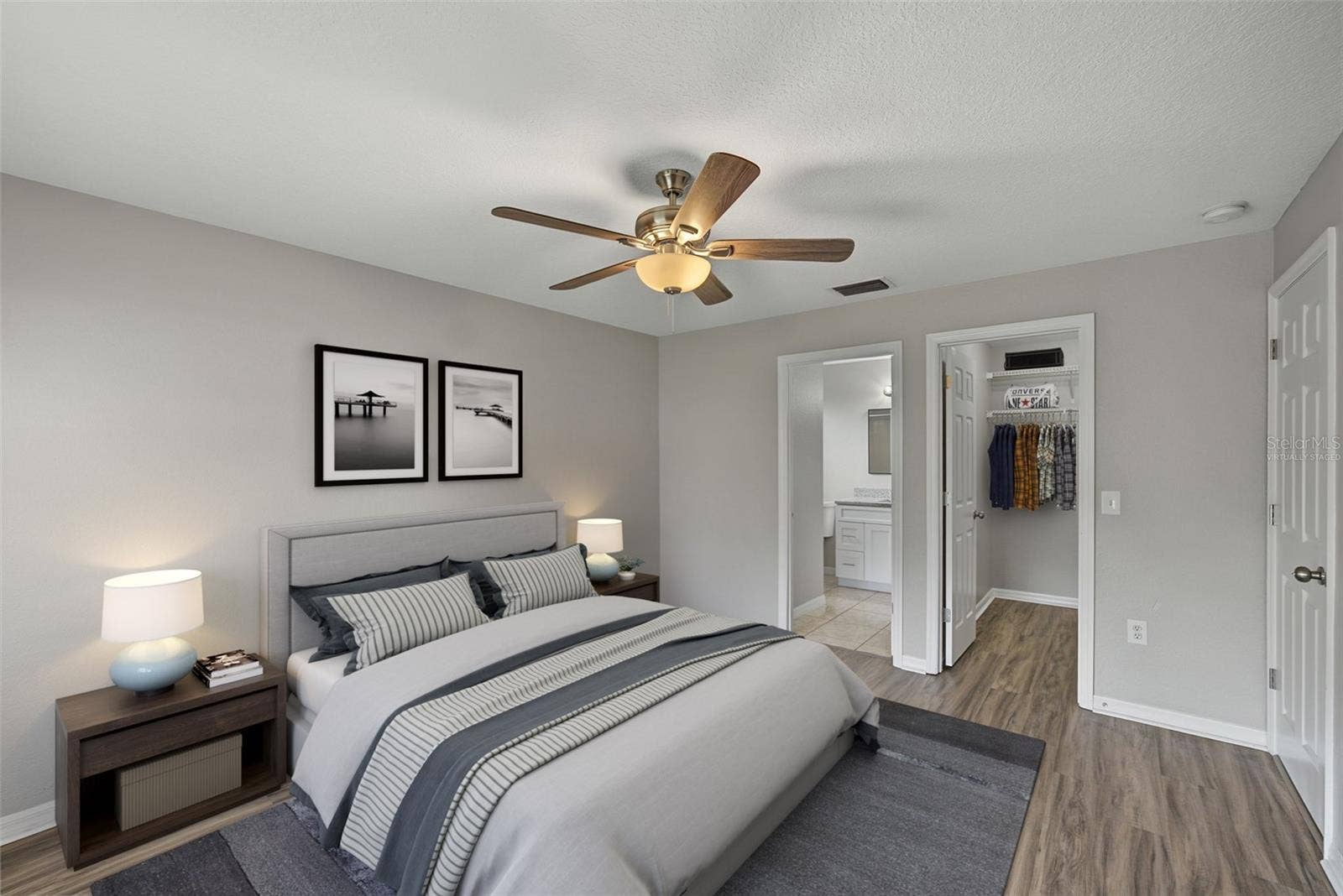 Primary Suite - Bedroom (Virtually Staged)