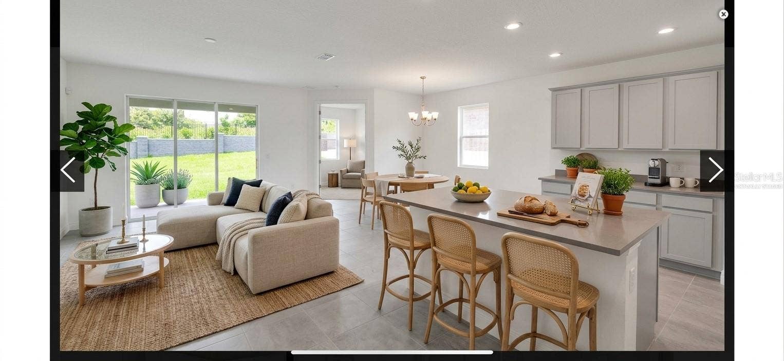368 LEMONGRASS ROAD, Minneola, FL 34715 Virtually Staged Kitchen/Eating area