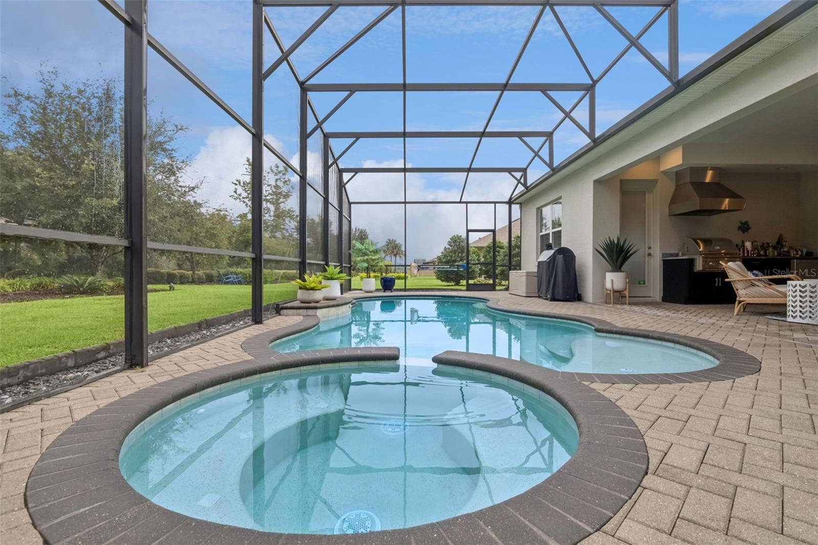 salt water heated spa