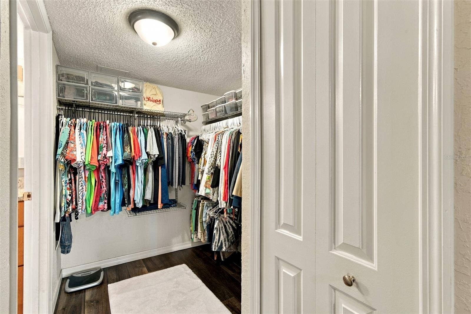 Primary walk in closet