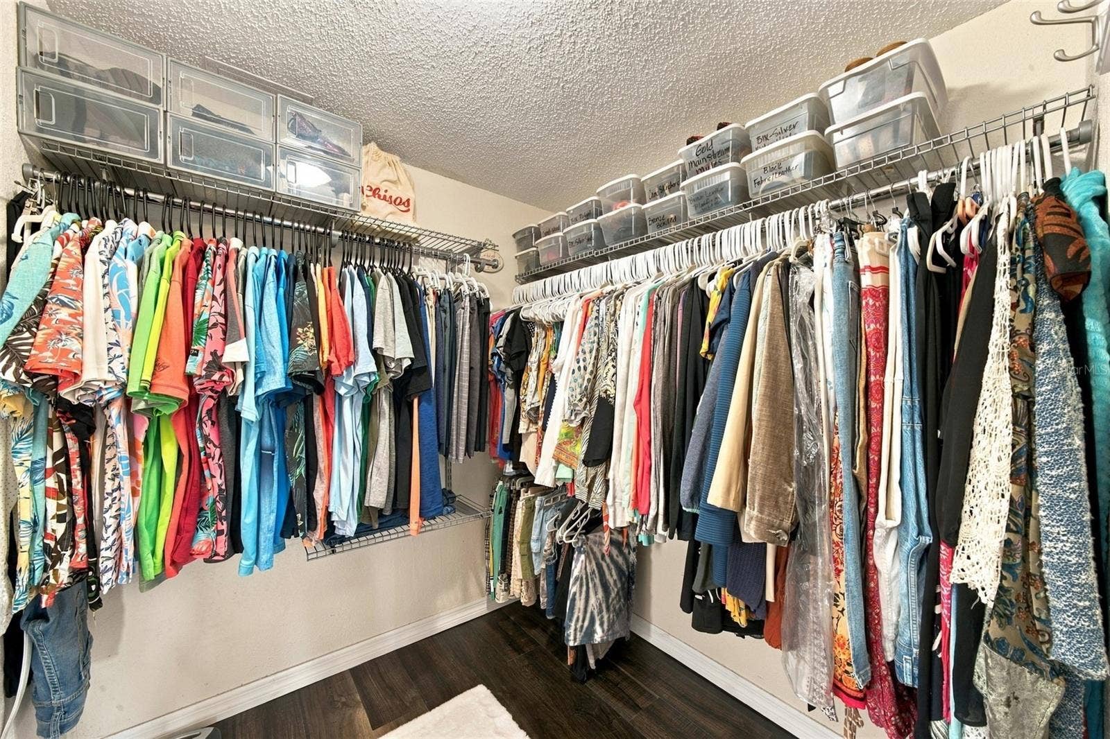 Primary walk in closet