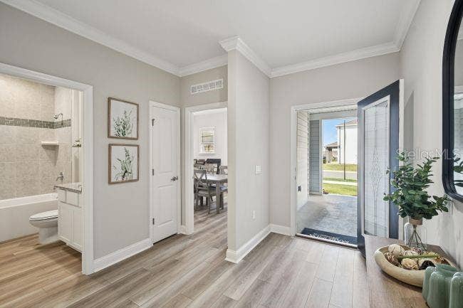 Model home - actual features may vary.