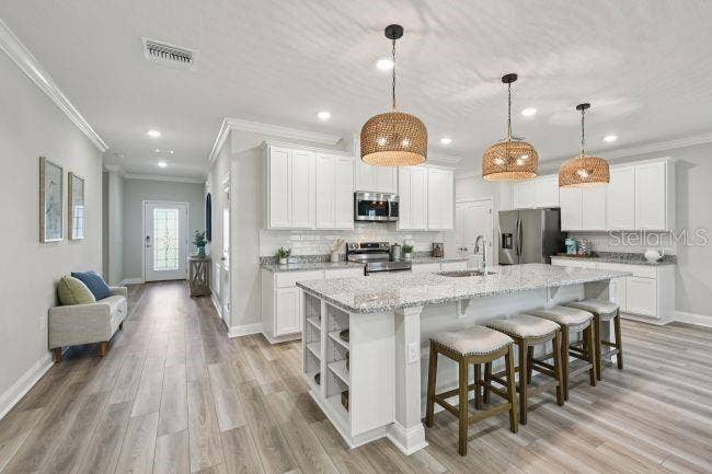 Model home - actual features may vary.