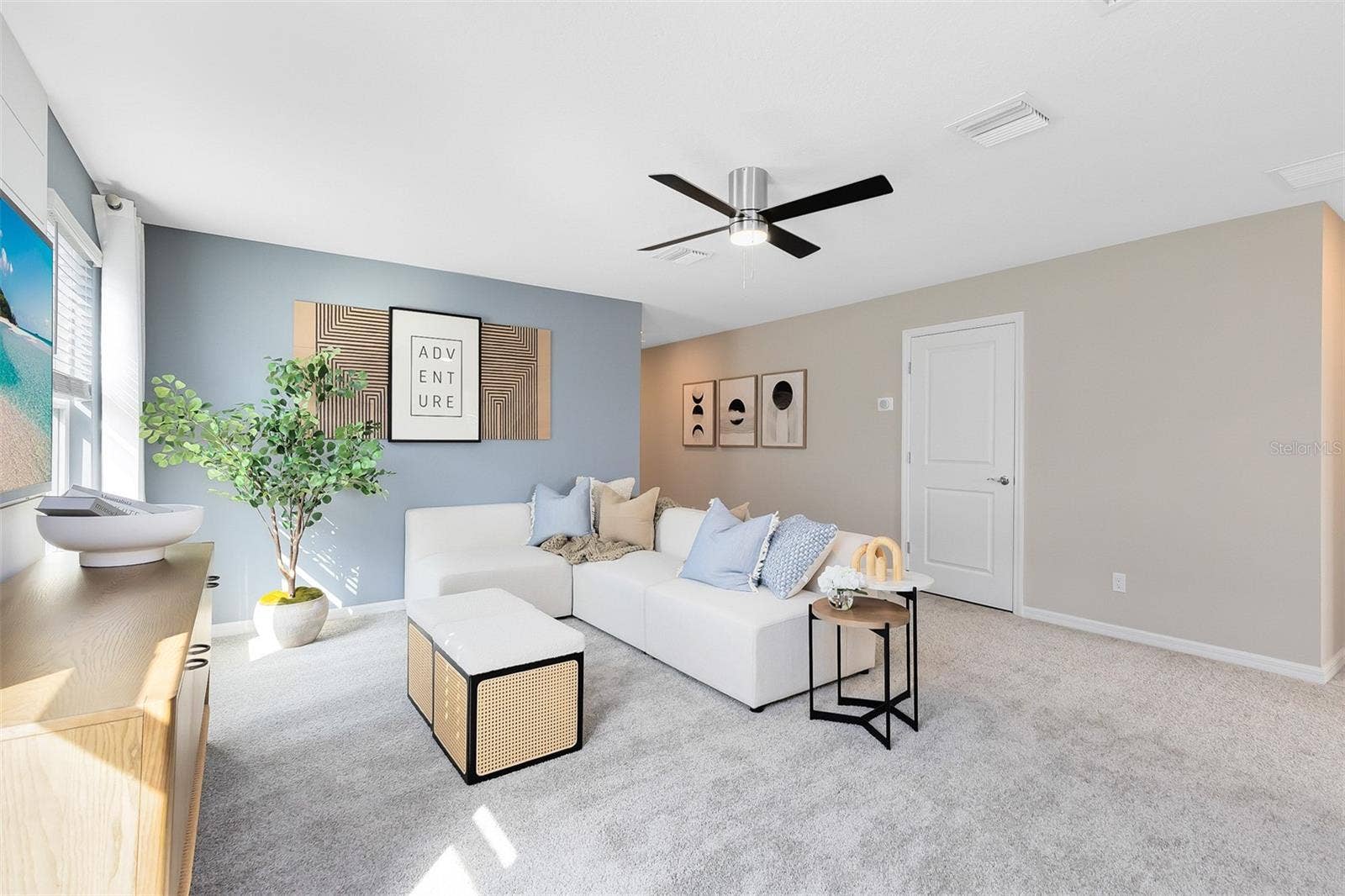 Model Home Design Only. Pictures and furnishings are for illustrative purposes only. Elevations, colors and options may vary. Furniture is for model home staging only.