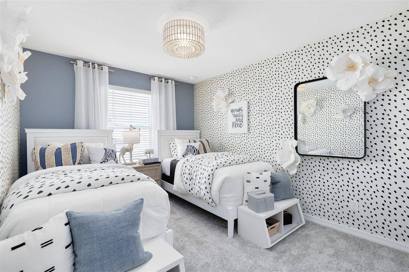 Model Home Design Only. Pictures and furnishings are for illustrative purposes only. Elevations, colors and options may vary. Furniture is for model home staging only.