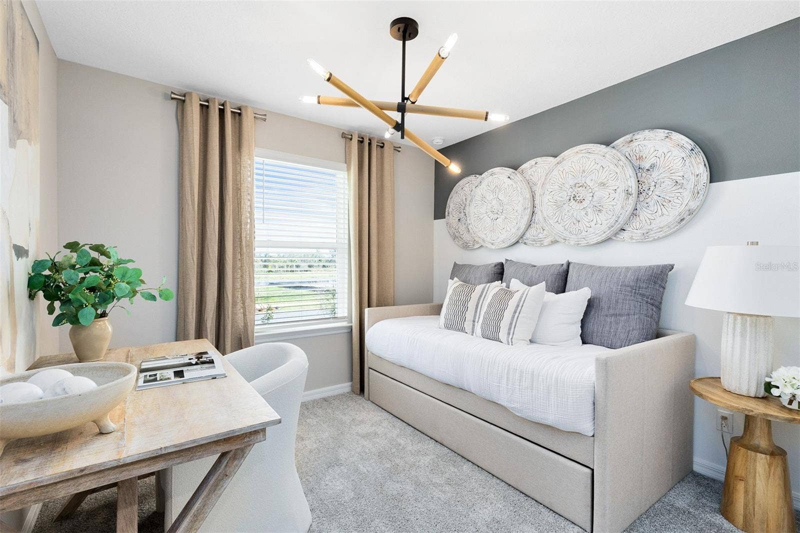 Model Home Design Only. Pictures and furnishings are for illustrative purposes only. Elevations, colors and options may vary. Furniture is for model home staging only.