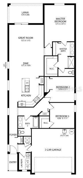 13 LOCUST LOOP COURSE, Ocala, FL 34472 Floor Plan