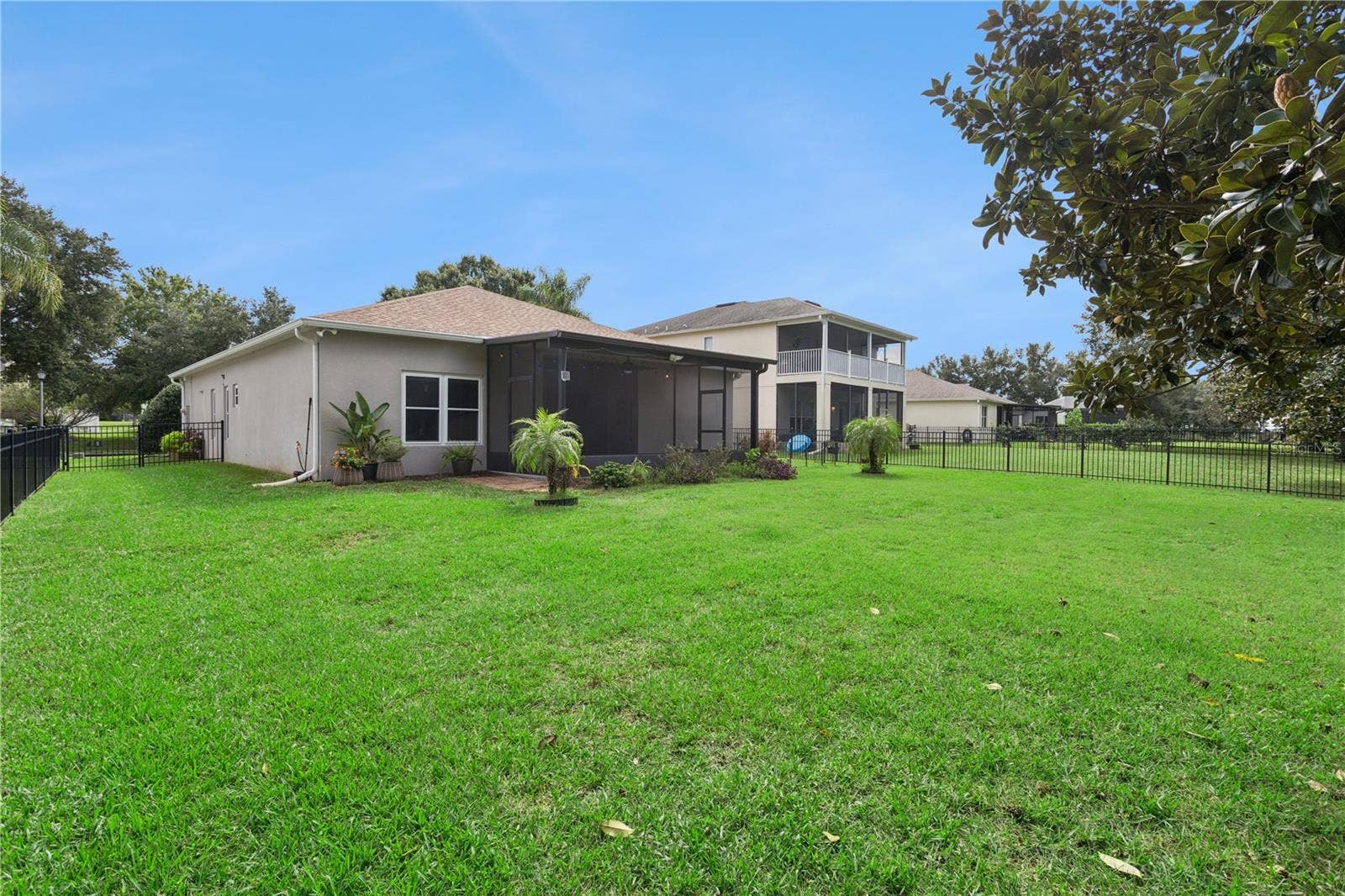 Rear View with Backyard