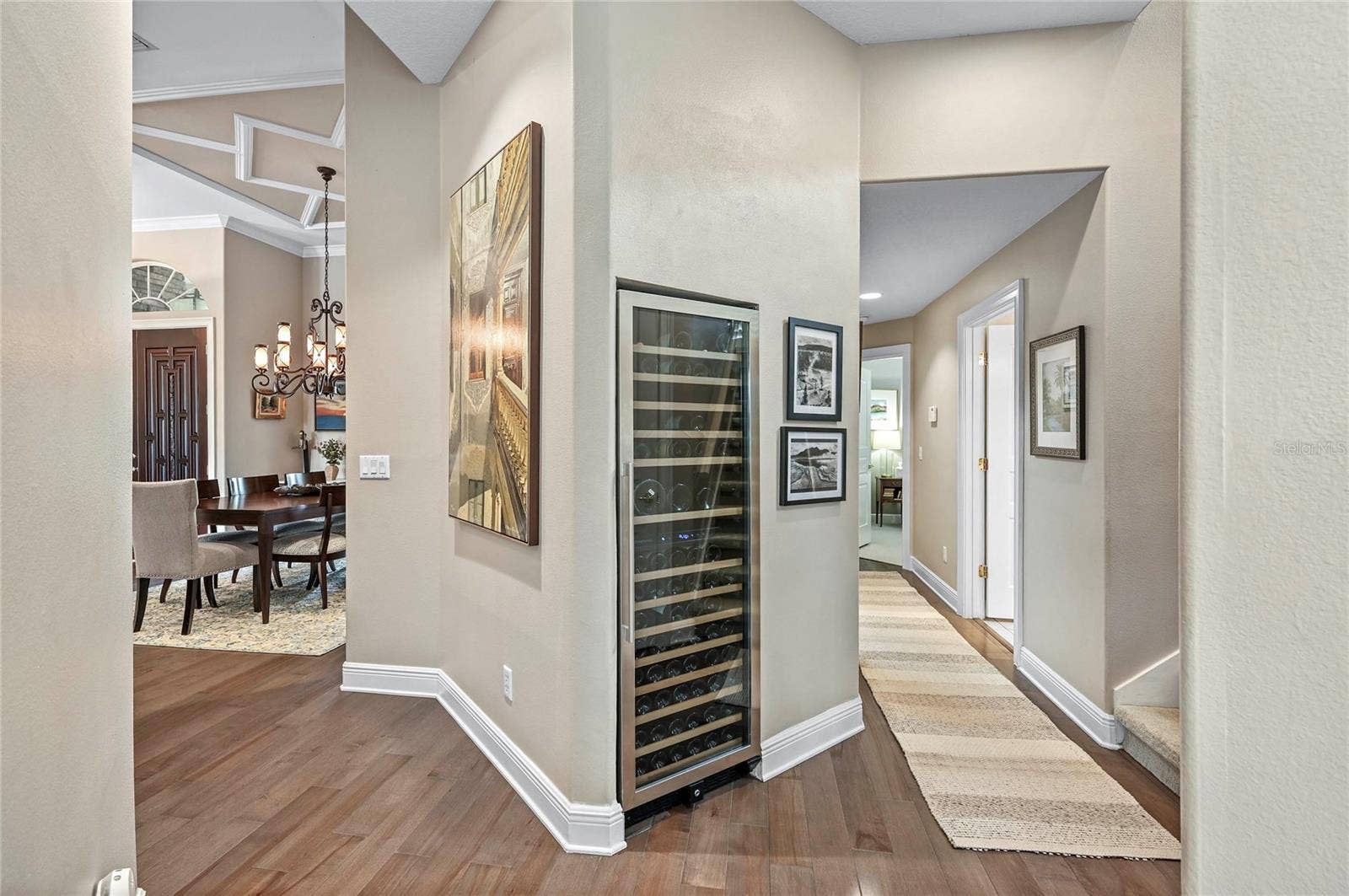 Wine Refrigerator with plenty of storage