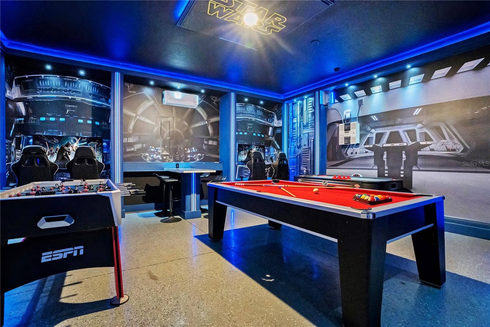 7704 WESTLAND DRIVE, Kissimmee, FL 34747 The Galactic Arcade brings a whole new galaxy of fun to this air-conditioned entertainment space