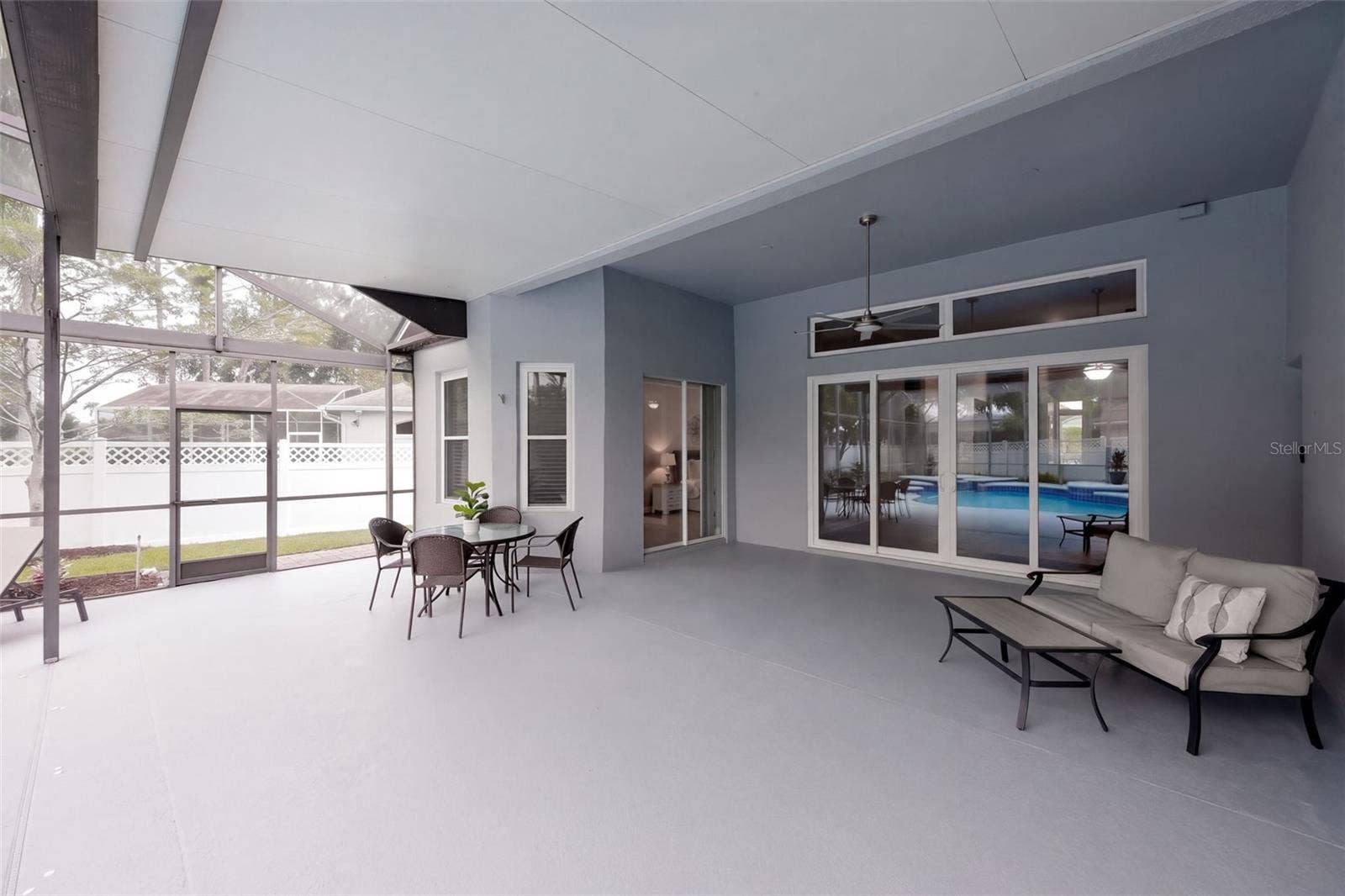 Large Pool deck and outdoor living space!!