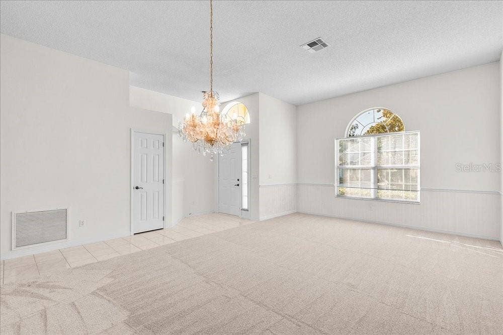 dining room and living room