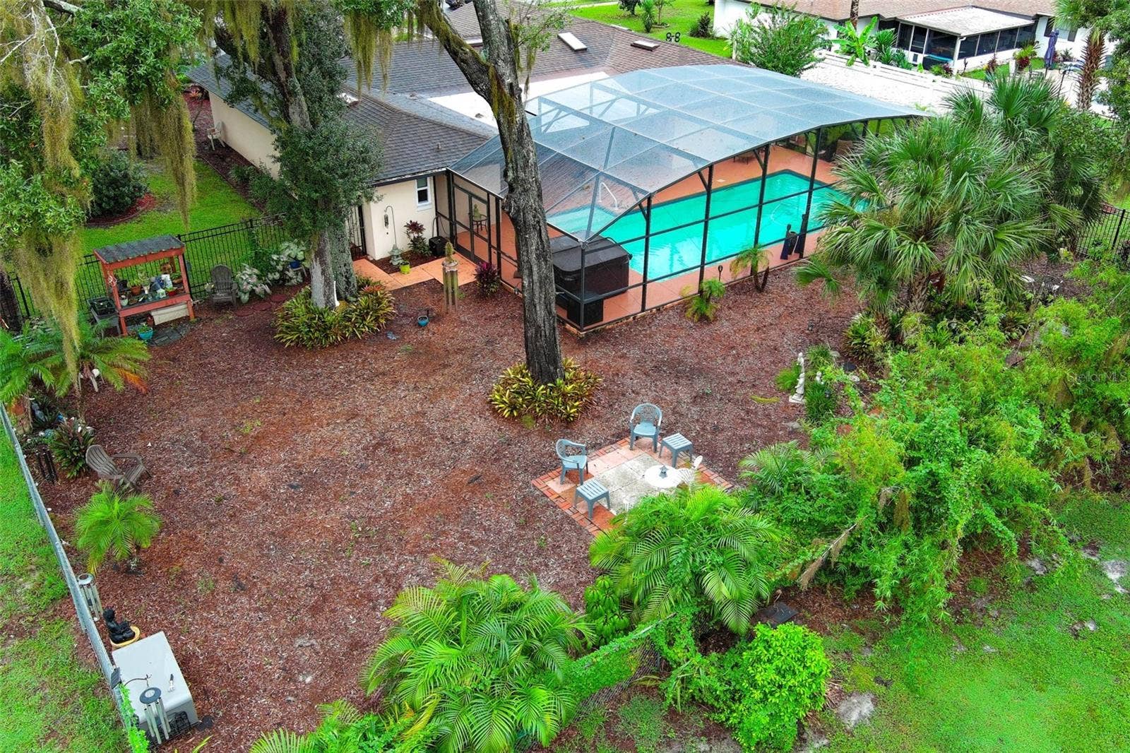 Aerial Back Yard