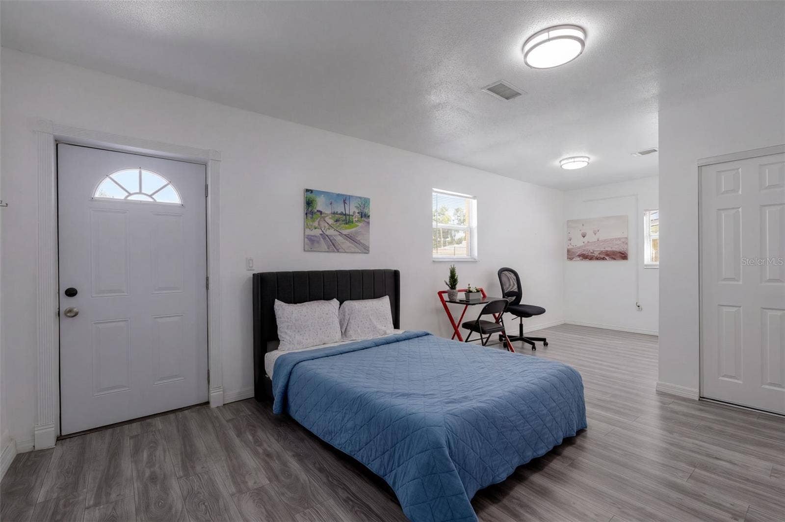 Primary bedroom with separate entrance