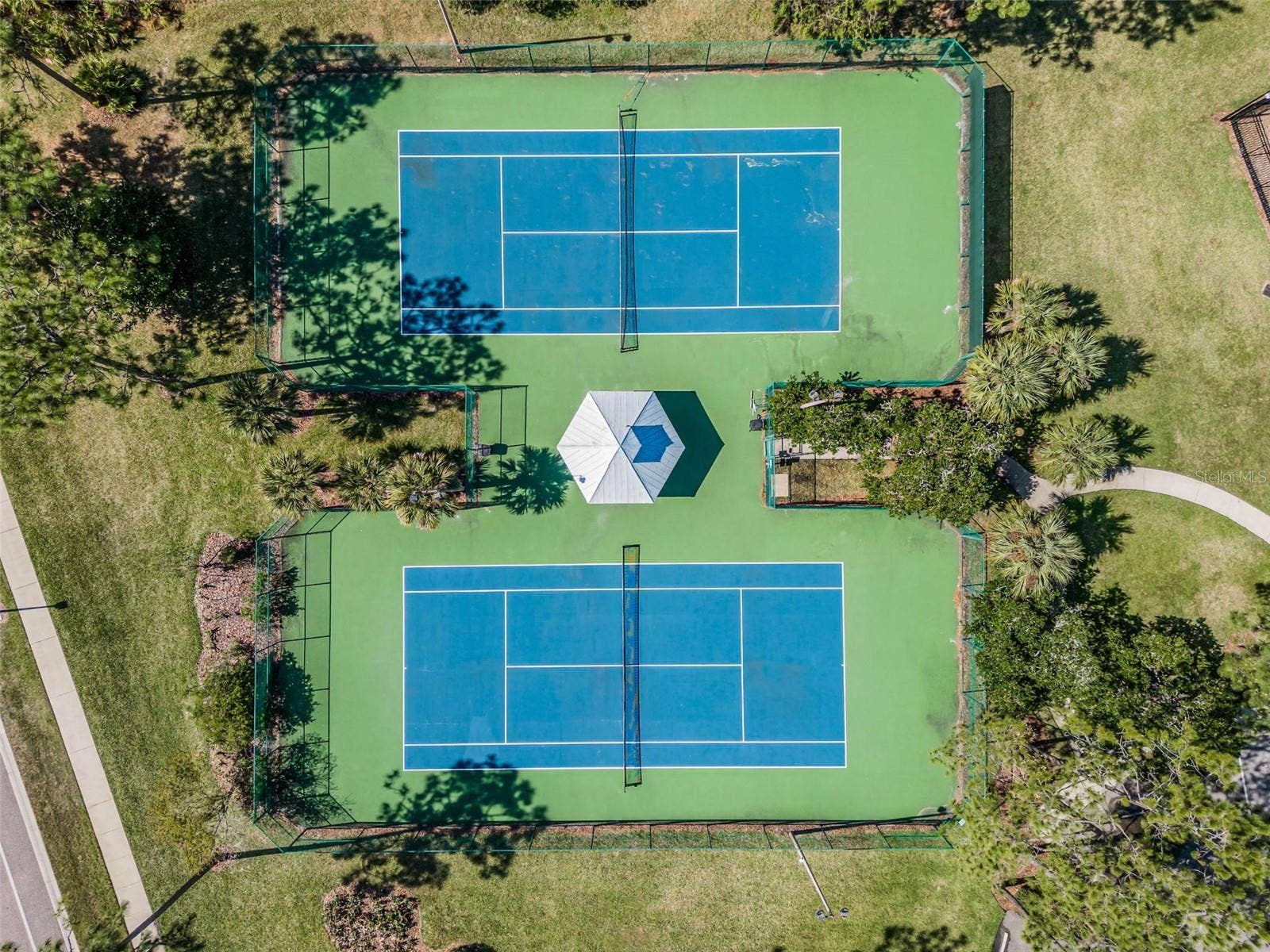 10603 SUNRISE TERRACE DRIVE, Orlando, FL 32825 Arial View of Tennis Courts