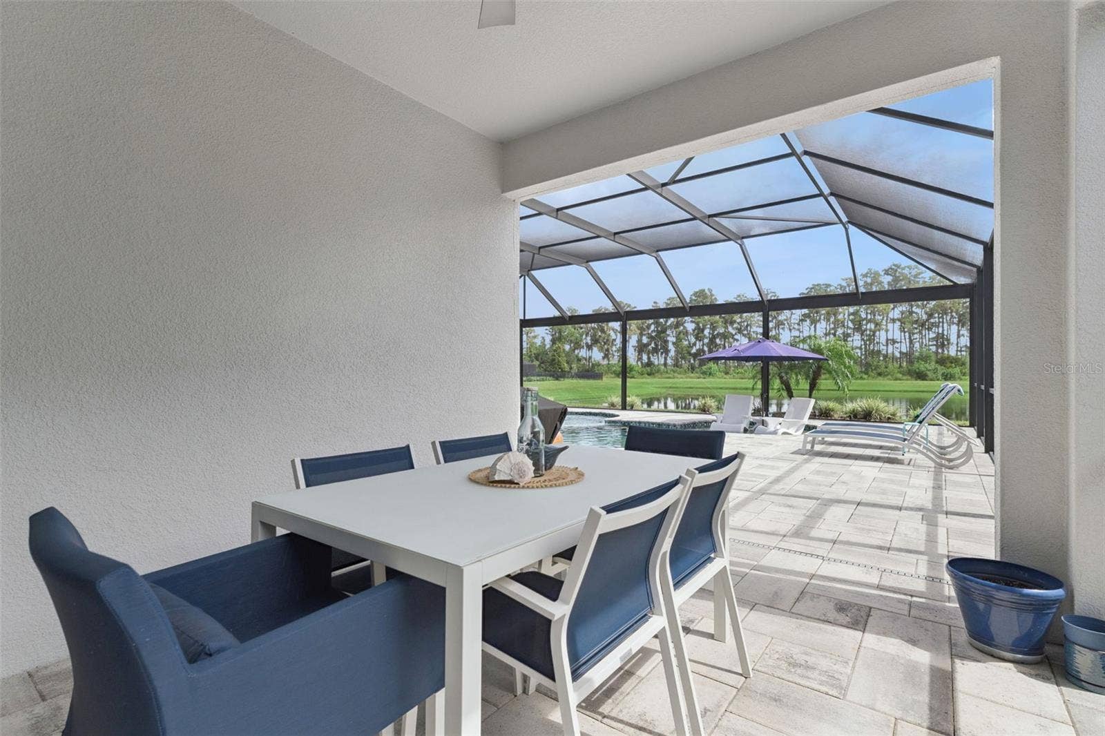 13541 PARKFIELD WAY, Winter Garden, FL 34787 Covered Lanai Dining Area