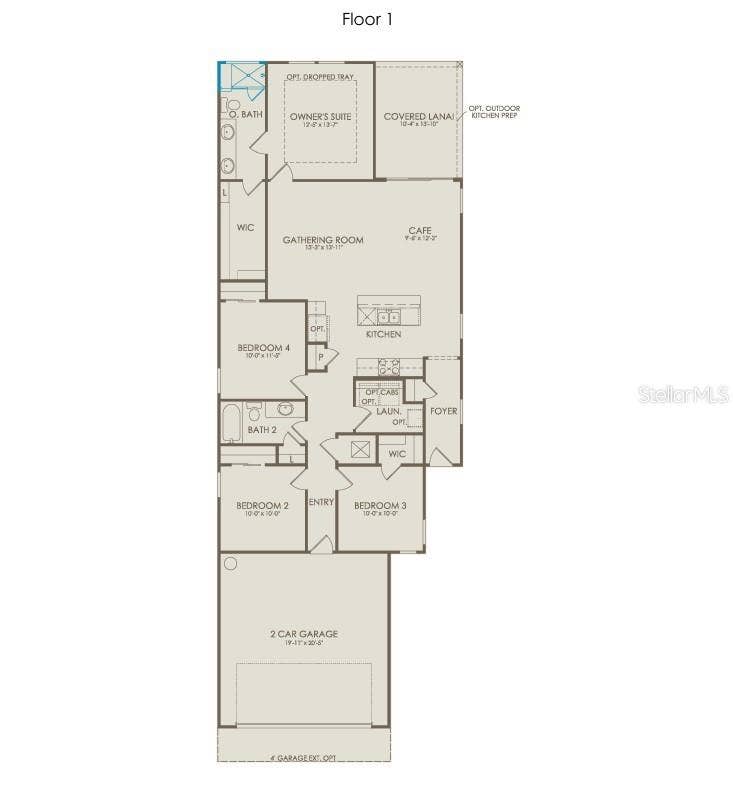 323 FISHTAIL PLACE, Palm Coast, FL 32164 Drayton Floorplan