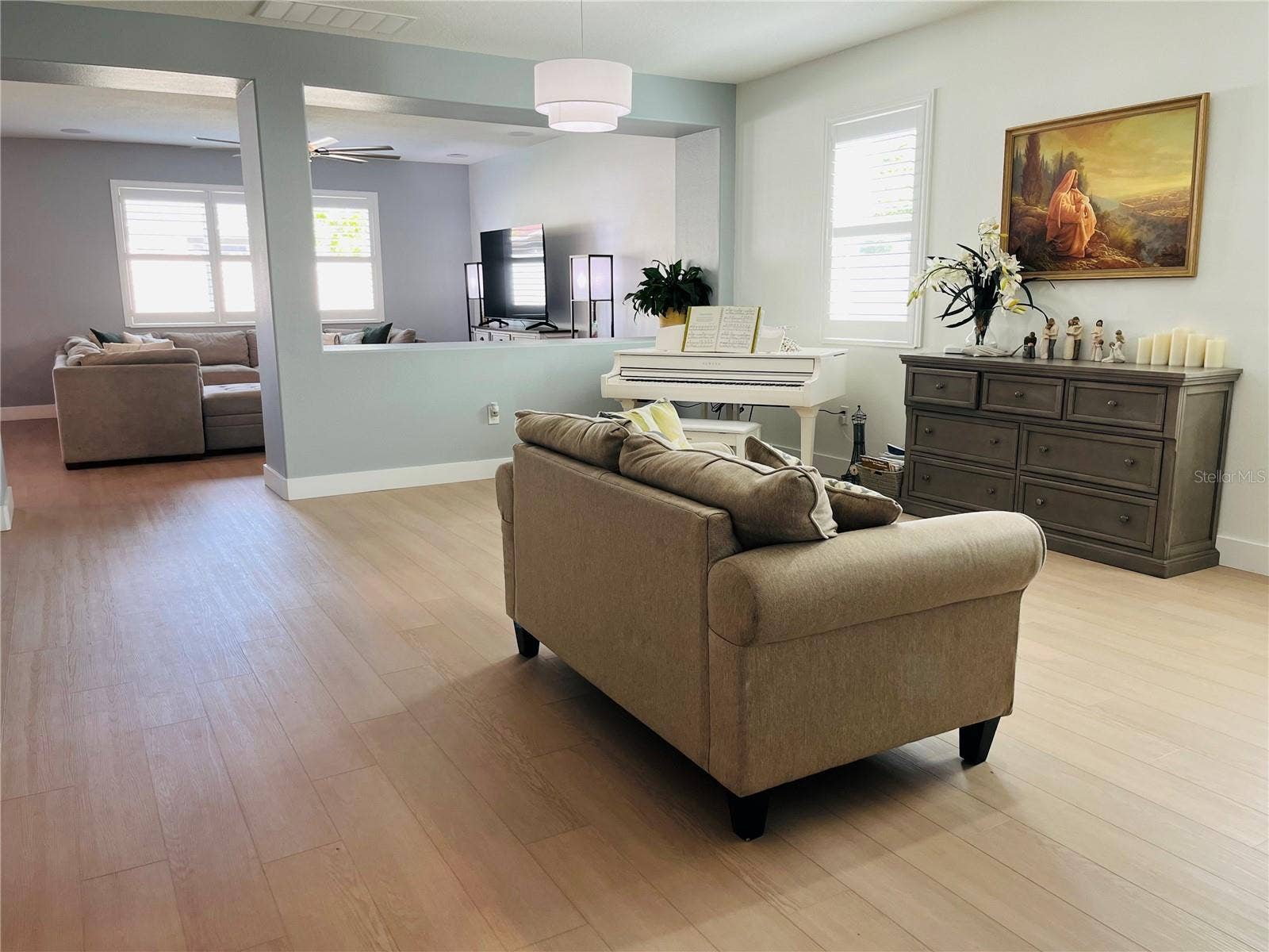 14037 PECAN ORCHARD DRIVE, Winter Garden, FL 34787 Living Room, Looking Towards Family Room