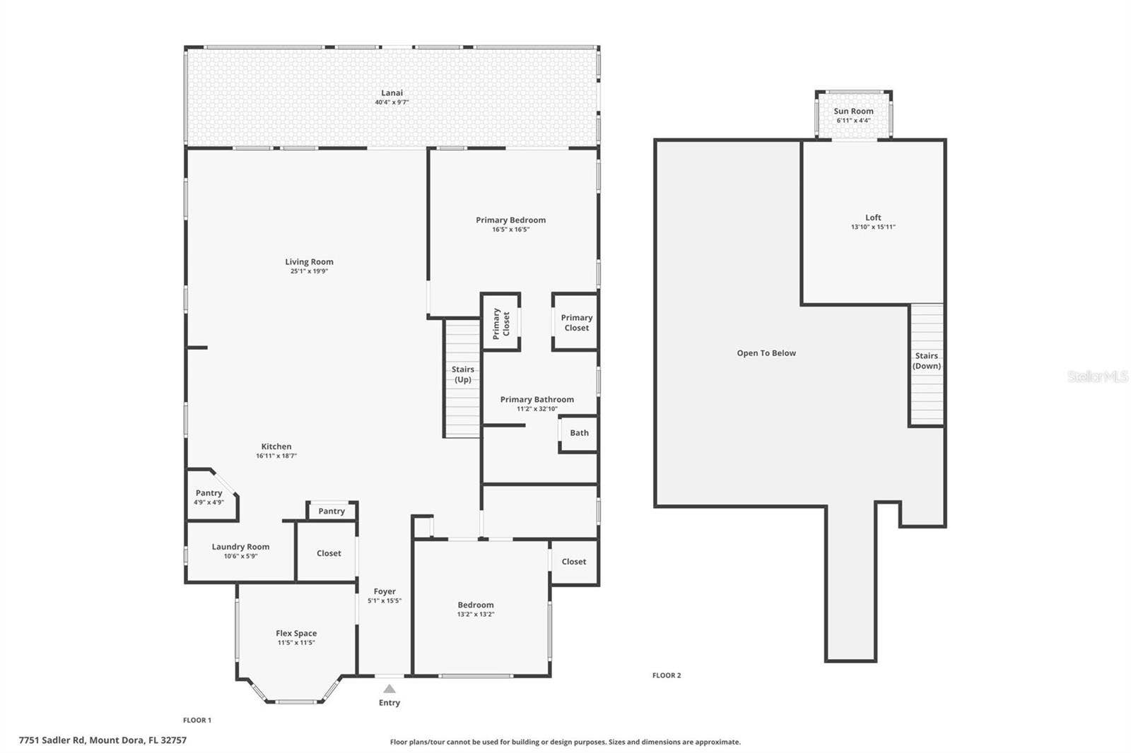 7751 SADLER ROAD, Mount Dora, FL 32757 Floor plan