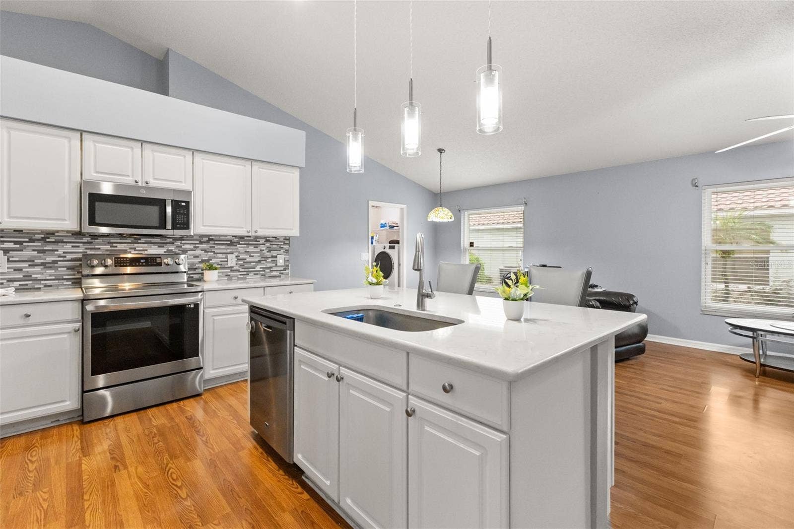Completely remodeled kitchen with new stainless appliances